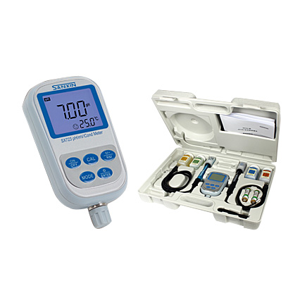 上海三信便攜式pH/電導率儀SX723
